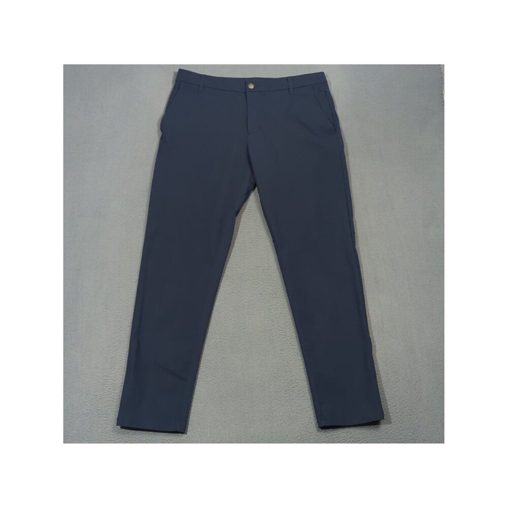 Lululemon Pants Men's 34 Blue Commission Pant Classic Warpstreme Performance